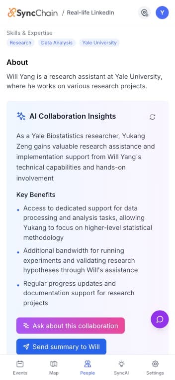 Collaboration Summary