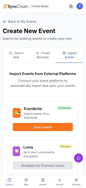 Event Integration